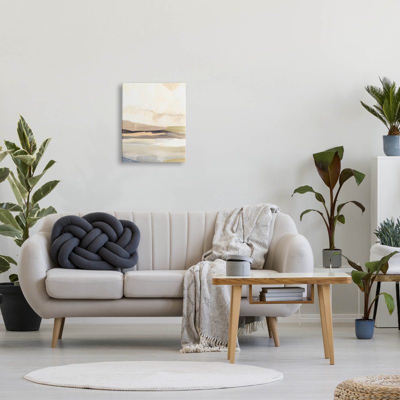 Art mural sur toile, "Paysage de campagne" par Annie Warren, H 20 po x l 16 po x P 1,5 po