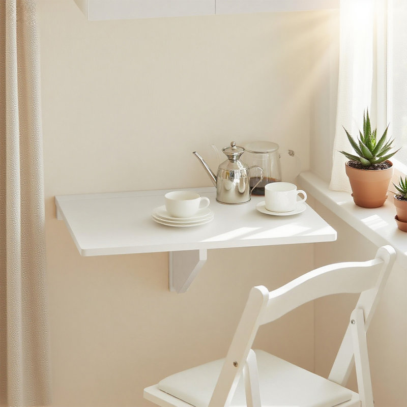 Winding 60cm Rectangular Bar Top Riser, White