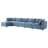 129" Modular Sectional Sofa-562672336