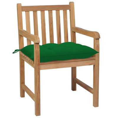 Bryant-Rivers Teak Patio Chair with Cushions