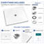 W D Shower Base