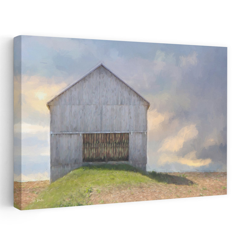 Grange solitaire avec tabac, H 16 po x l 24 po