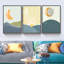 Boho - Ensemble de 3 reproductions de photos sur toiles-86869587-86869592