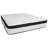 14 Inch Metal Platform Bed Frame with 12 Inch Memory Foam Pocket Spring Mattress in a Box-81804991