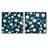 Nautical Allure Polka Dots Pattern - Abstract Shapes Square Collage Set Of 2-101861058-101861057