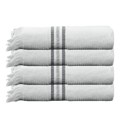 Fringe Bath Towel Set