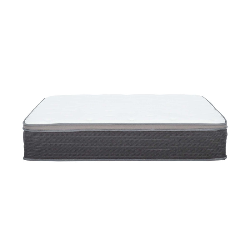 Hybrid Mattress with Gel Memory Foam and Pocket Coil for Cooling and Supportive Sleep, King, 12"