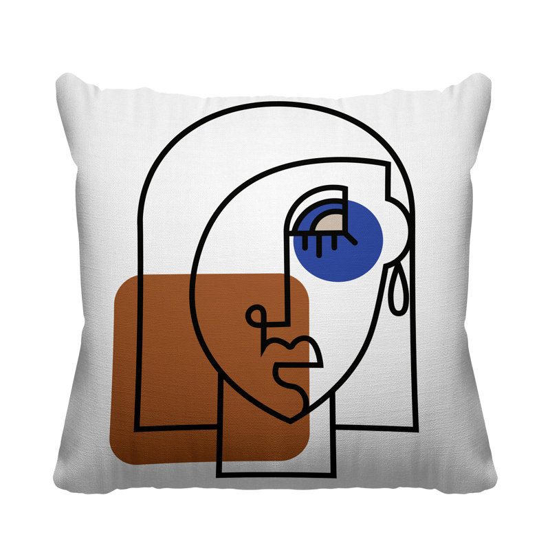 Housse de coussin d'intérieur Mia, 18" x 18"