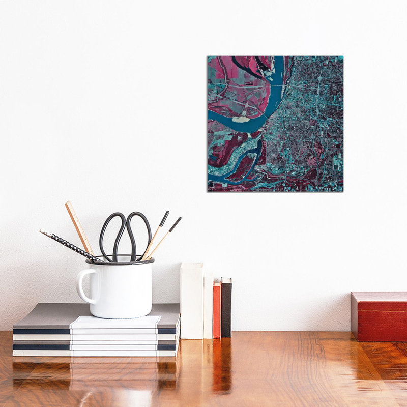 Memphis, Tennessee I by Stocktrek Images - Wrapped Canvas Print, 30.48 cm H x 30.48 cm W