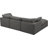 Atis Velvet L-Shaped Sectional Reversible-476492542