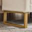 Banc en chenille avec pieds et accoudoirs en métal-129546602