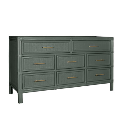 Commode double 8 tiroirs Aruba