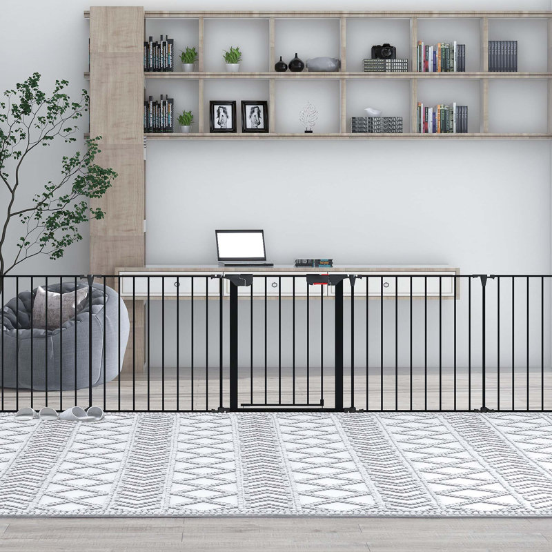 Barrière d'escalier 150 po 6 panneaux, H 28,9 po x l 150 po