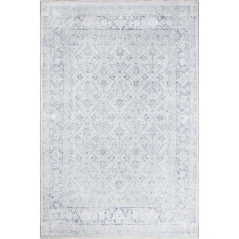 Tapis oriental gris Montmorency, Rectangle 4 pi x 6 pi