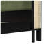 Lit plateforme tapissier en bois massif P 83,8 "x H 45,8" Modern Collection-353512853