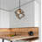 1-light Geometric Nested Lantern Pendant Light
