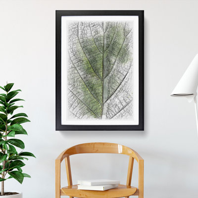 Leaf Pathways - Single Picture Frame Painting on MDF