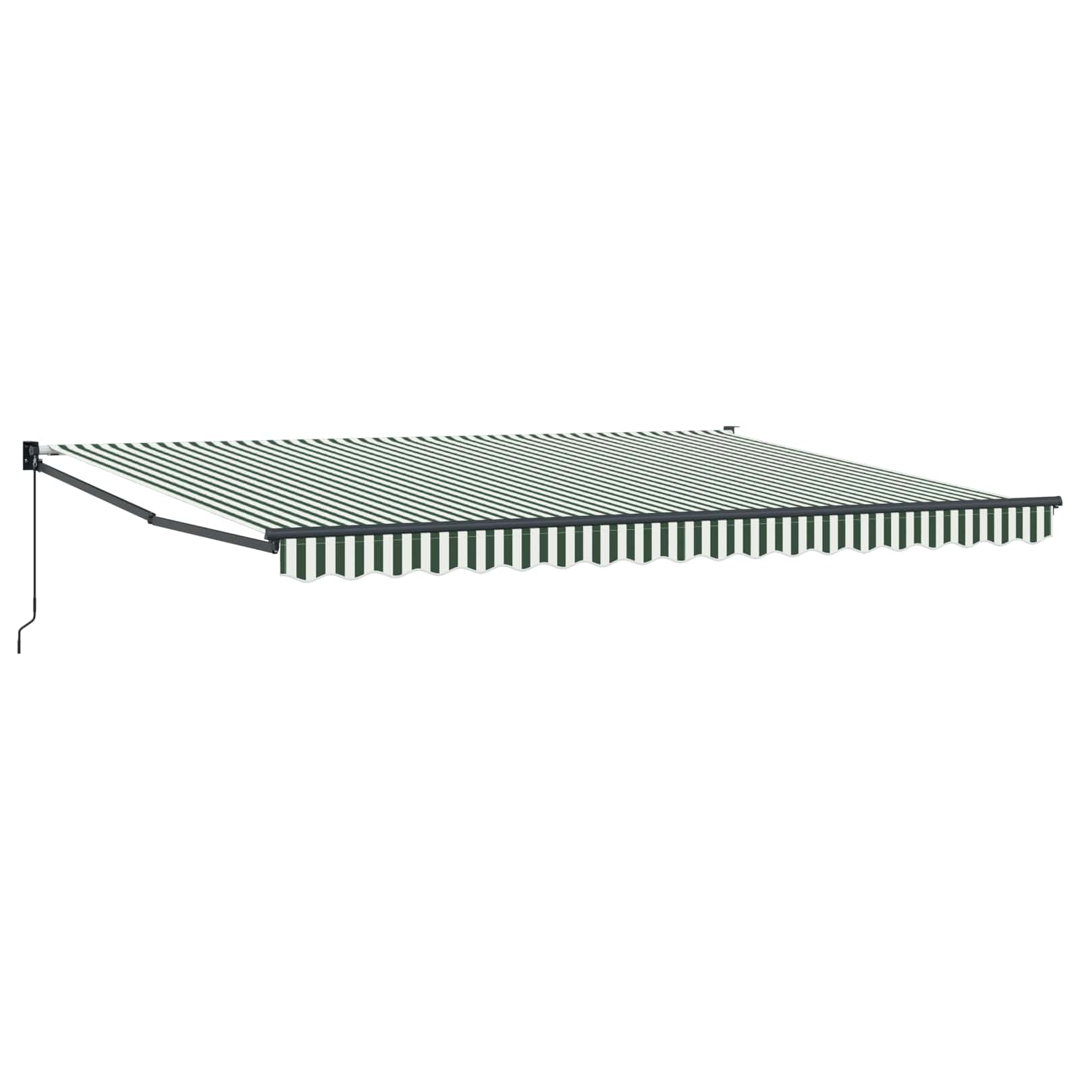 VidaXL 200cm D Polyester Cover Retractable Patio Awning
