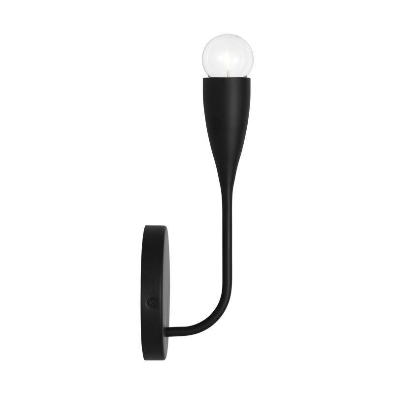 Petite applique Maya de Génération Lighting , Nuit noire, Noir
