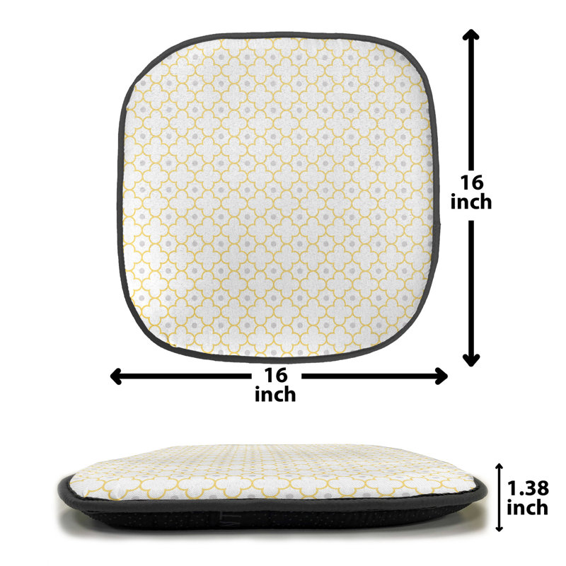 Outdoor 1.38'' Dining Chair Seat Cushion