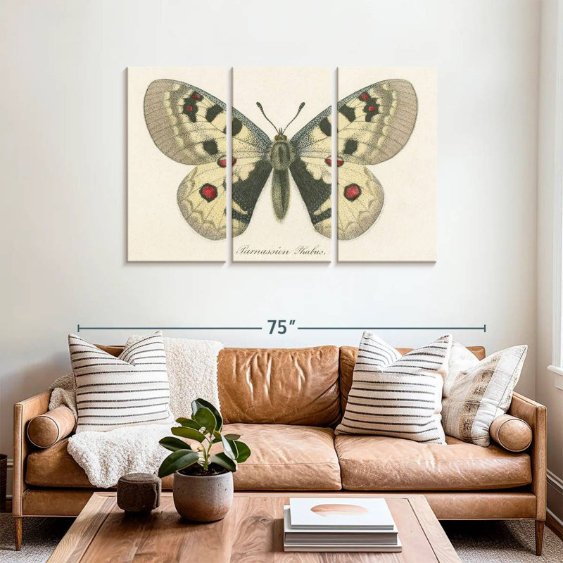 Brampt Natures Butterfly III, 36" H x 57" W
