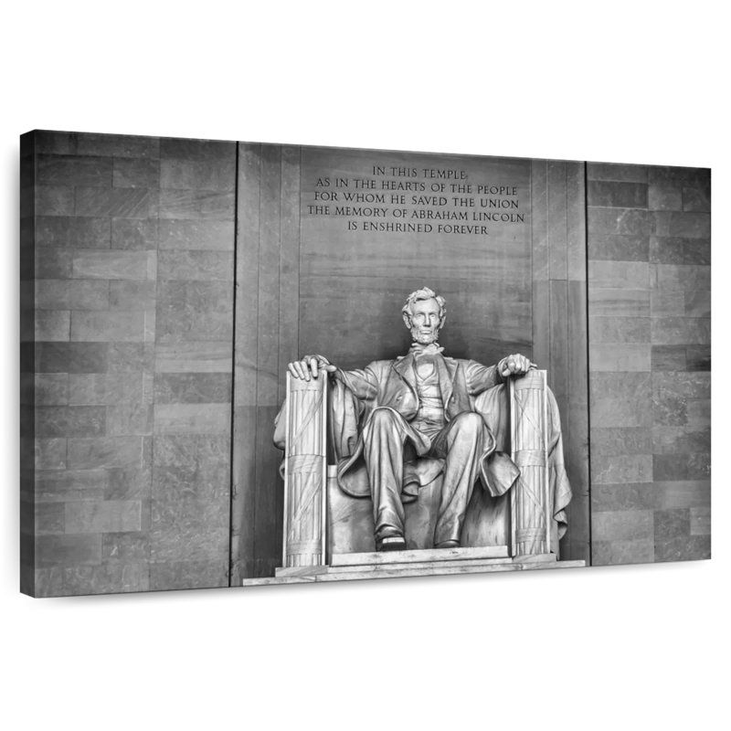 Lilie Lincoln Memorial Sculpture, 30" H x 45" W