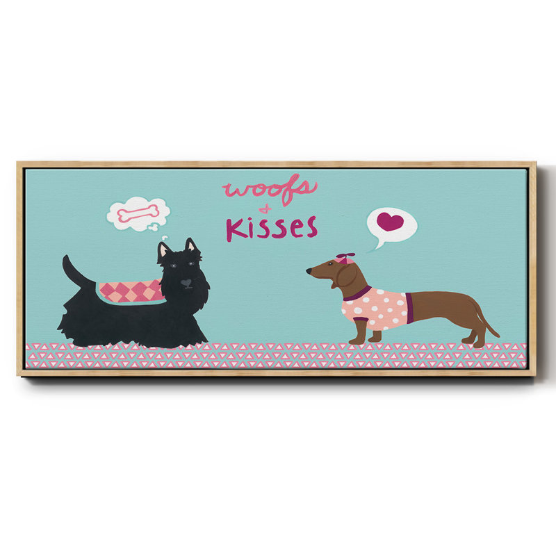 Collection Valendogs, toile C encadrée, H 8 po x l 20 po