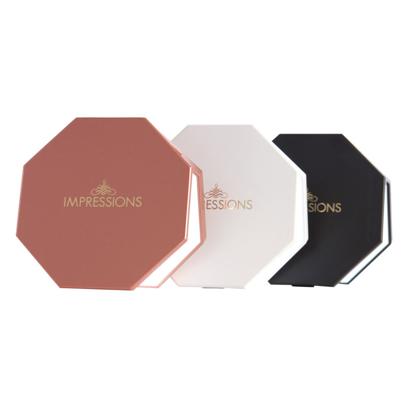 Miroir de maquillage pour salle de bain Cosmic, Noir