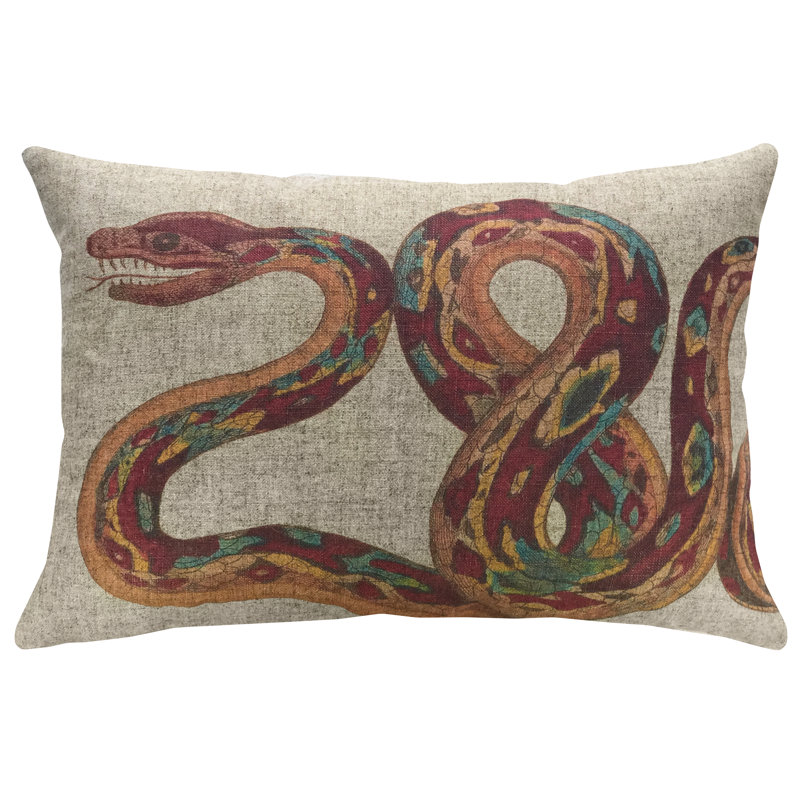 Linen Reversible Throw Pillow
