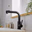 Robinet de lavabo, robinets de cuisine noirs avec douchette extractible, robinet de préparation pour mini-bar