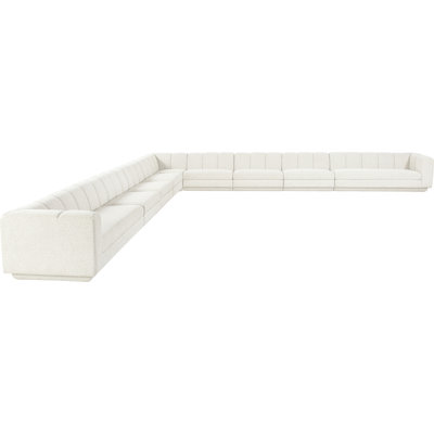 Landis Fabric Upholstered 9Pc. Modular Sectional