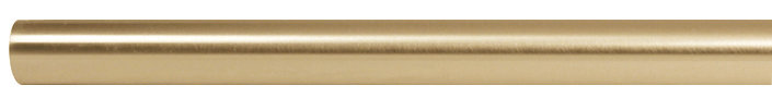 Stimson 72'' Straight Shower Curtain Rod, Satin Brass