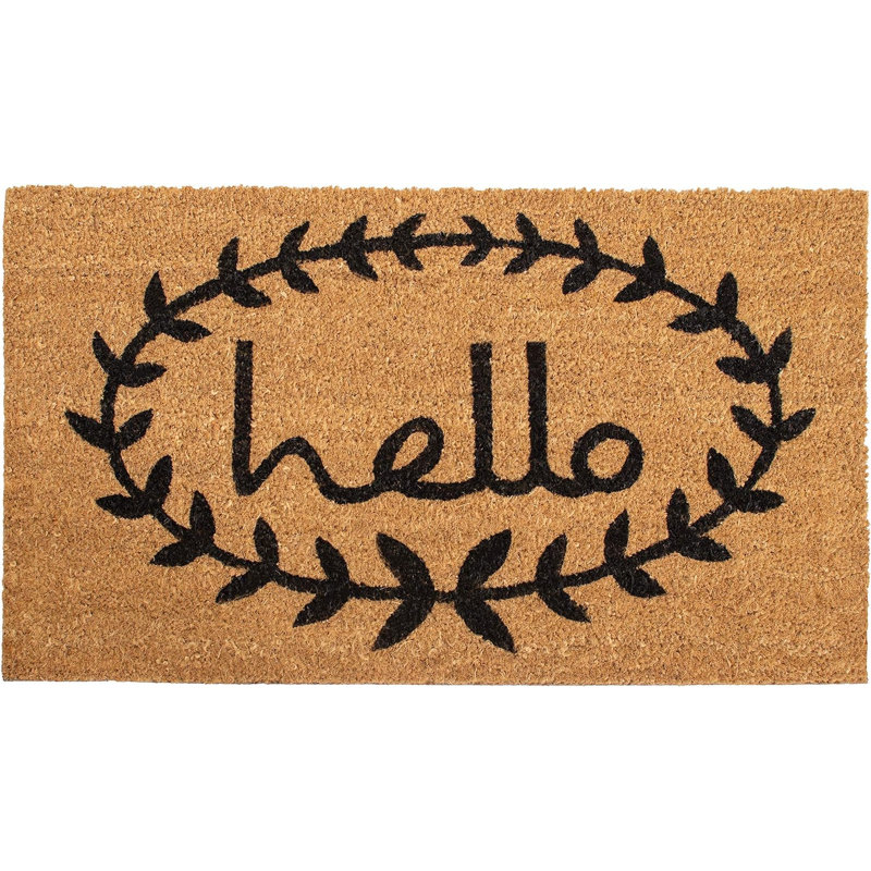 Paillasson 17 po x 29 po Hello