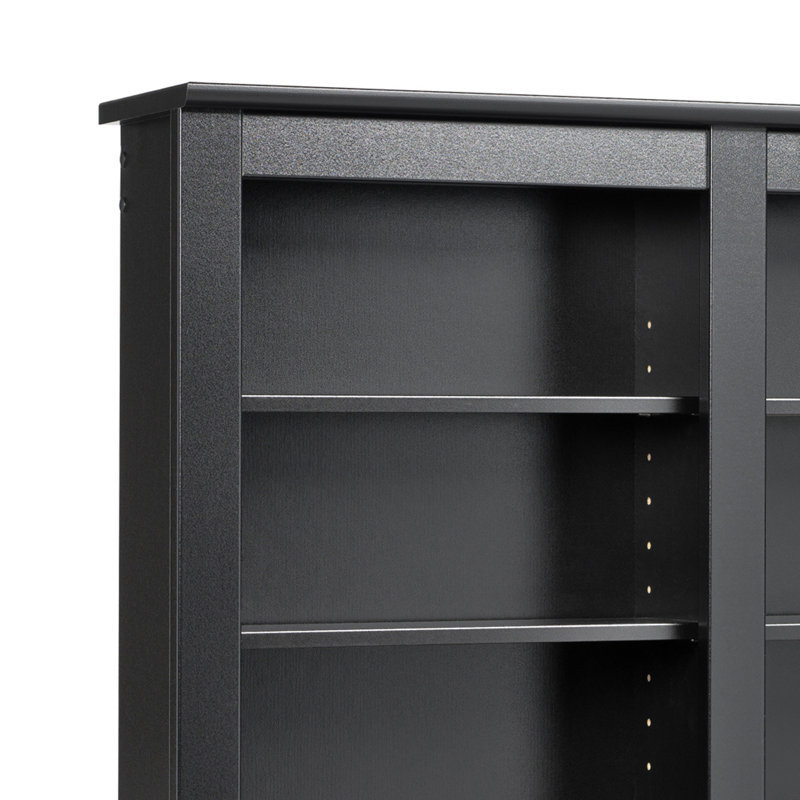 Cataleya 34 " H Media Shelves, Black