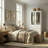 Abbate 2-Door 3-Drawer Wood and Glass Armoire