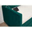 Lit de jour simple avec lit gigogne, bâbord, poches latérales, grain de V, revêtement en velours, sans sommier, convient pour la chambre à coucher, lit stable, design ou chambre d'amis-1176585832