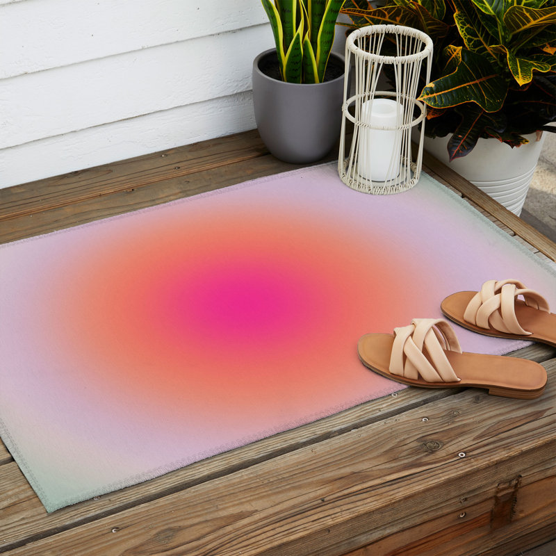 Tapis rectangulaire Caleigh avec envers antidérapant, Rectangle 2 pi x 3 pi
