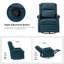 Fauteuil inclinable manuel en cuir véritable de 29,6 po Manning-511217702