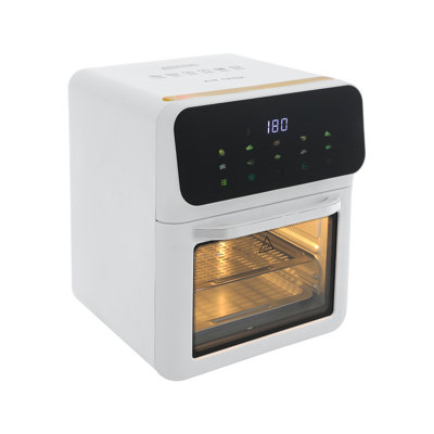 Friteuse à air chaud 10 L/2,64 gal avec fenêtre de visualisation, écran tactile DEL intelligent, sans huile