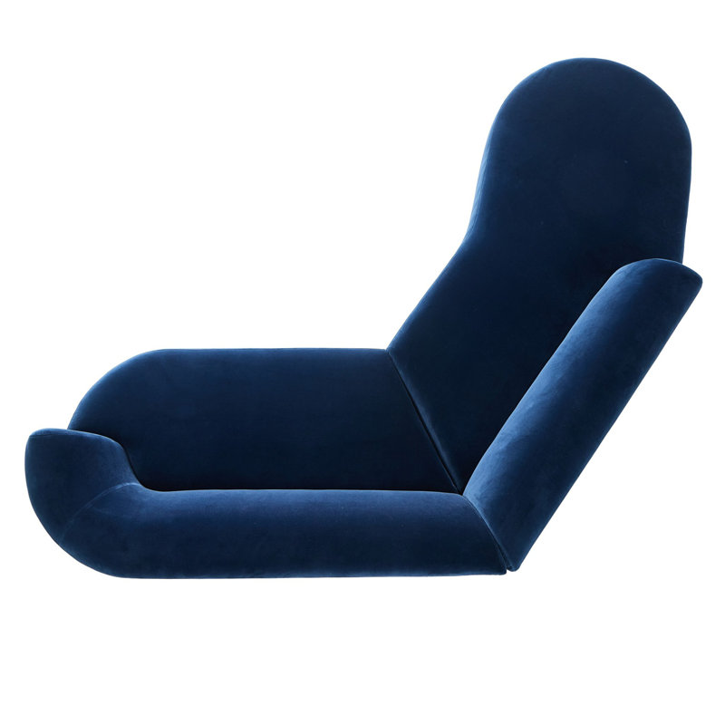 Sanda 105.5" Wide Sofa & Chaise, Left Hand Facing, Surrey Midnight Cotton Blend