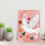 Sweet Flying Dove Colorful Dreamy Romantic Bird Landscape Nature Wall Art Print 1 Piece Wrapped Canvas Wall Art-2123058157