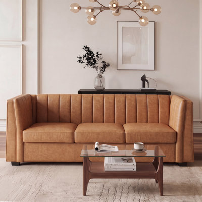 Andenne Andenne 89'' Velvet Living Room Sofa