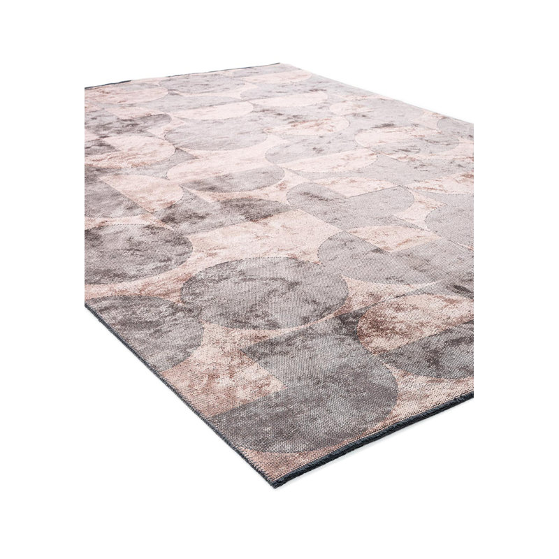 Modern Abstract Polka Dots Rug, Rectangle 9'10" x 14'