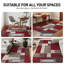 Tapis rouge / gris Allyne-618563197