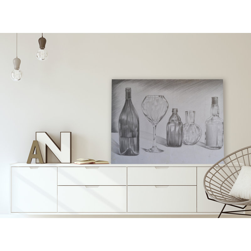 " Charcoal Still Life ", 36" H x 48" W x 1.5" D
