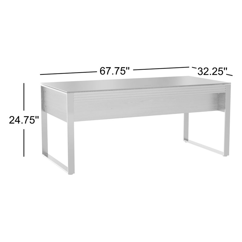 Corridor Writing Desk, Natural Walnut
