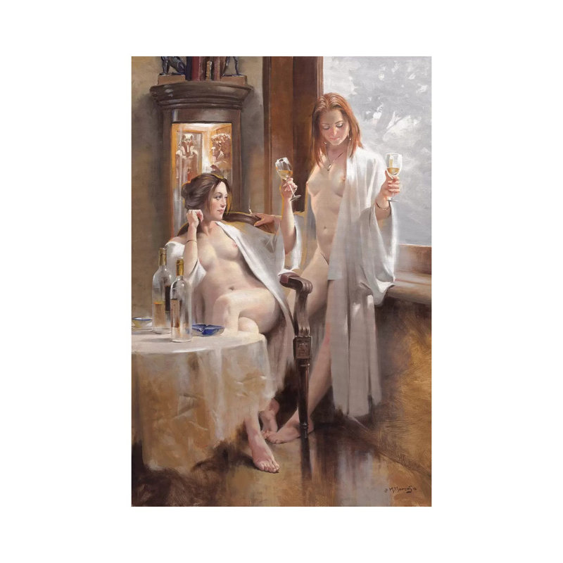 Sauvignon Blanc by Maher Morcos - Wrapped Canvas Painting, 66.04 cm H x 45.72 cm W x 3.175 cm D