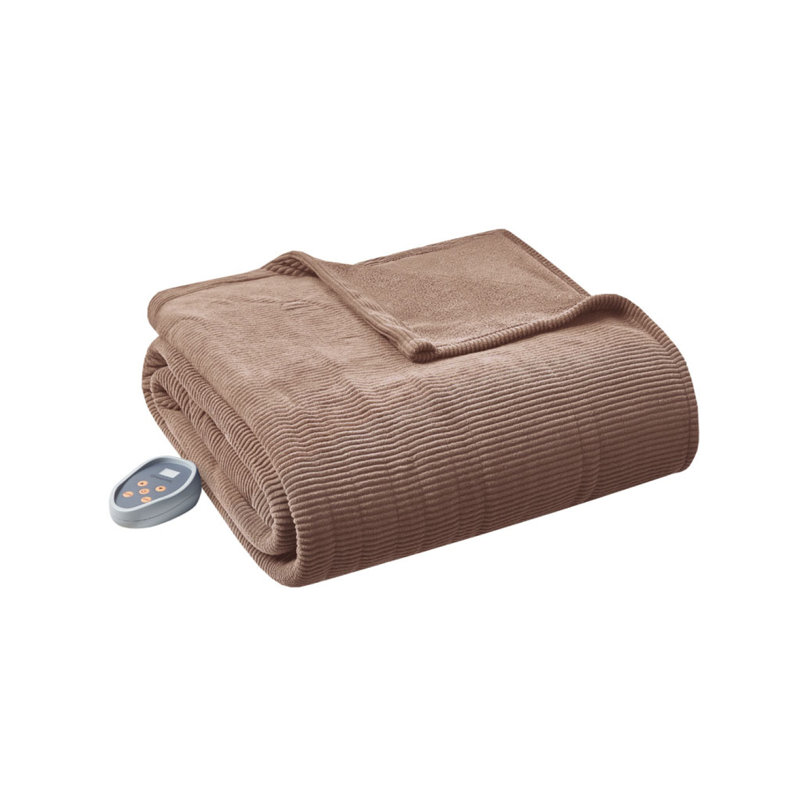 Couverture chauffante, Gris, L 83,99 po x l 61,99 po