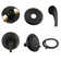 Thermostatic Shower Faucet with Rough in-Valve,Wall Mounted Dual-Function Shower System