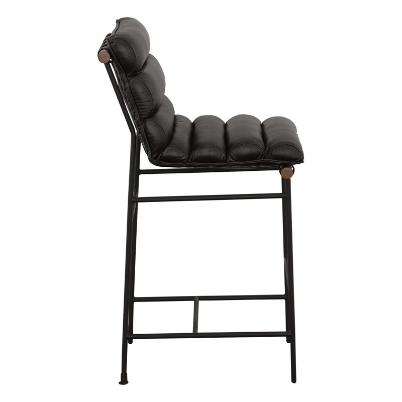 Luca Stool, Black, Bar Stool (30" Seat Height)